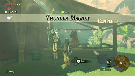 thunder magnet side quest botw.